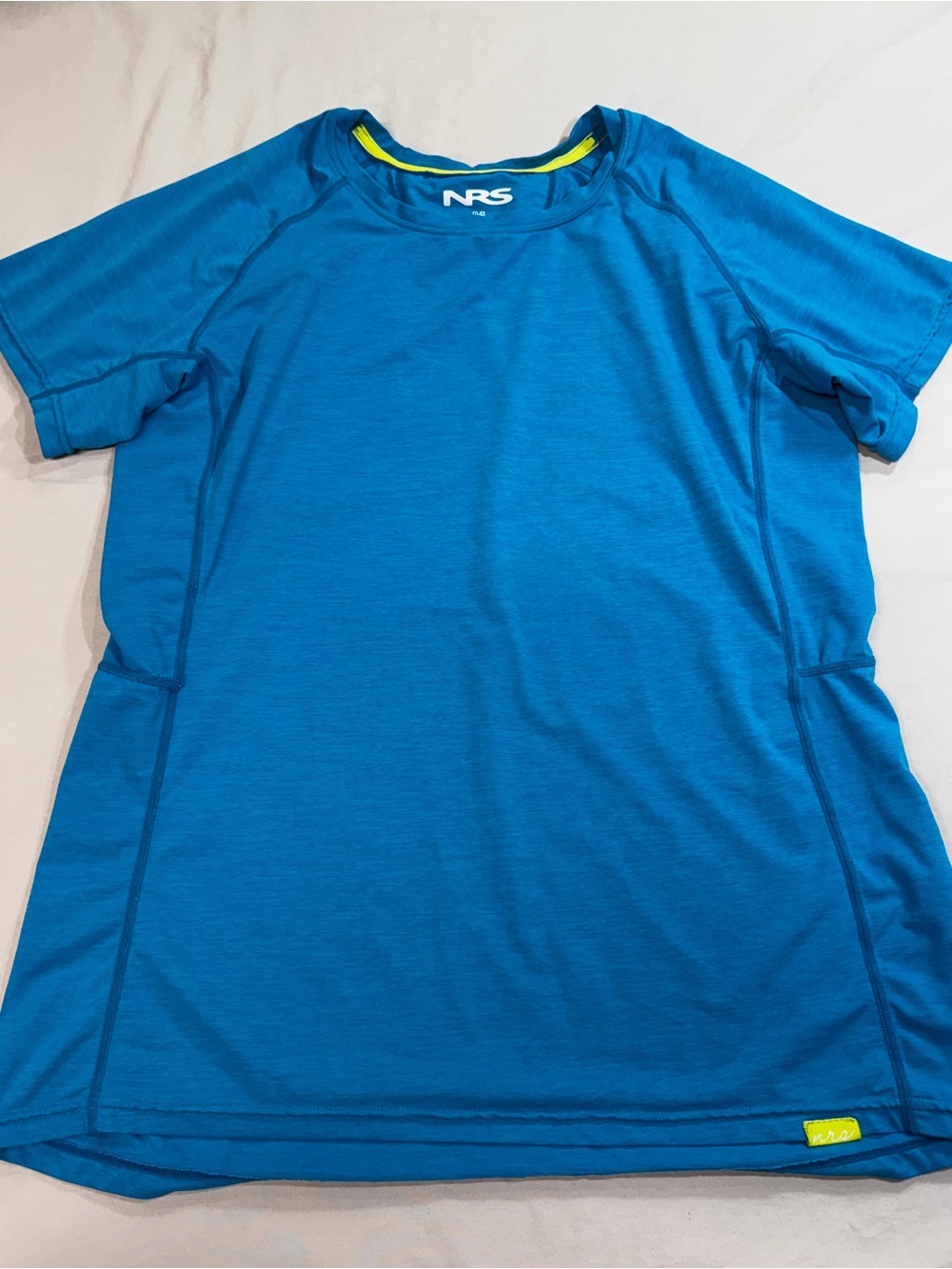NRS H2Core Silkweight Short Sleeve Top UPF Women’s Size S Blue